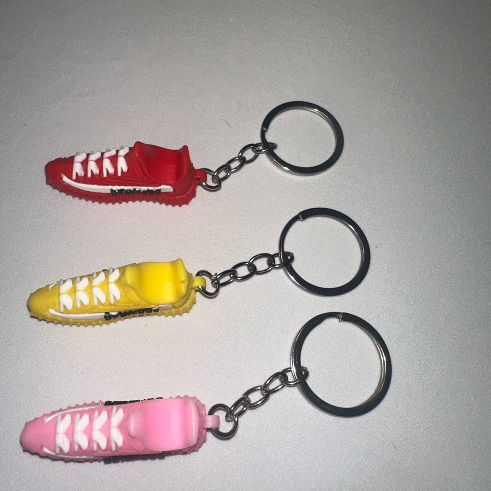 Yeezy shoe keychains